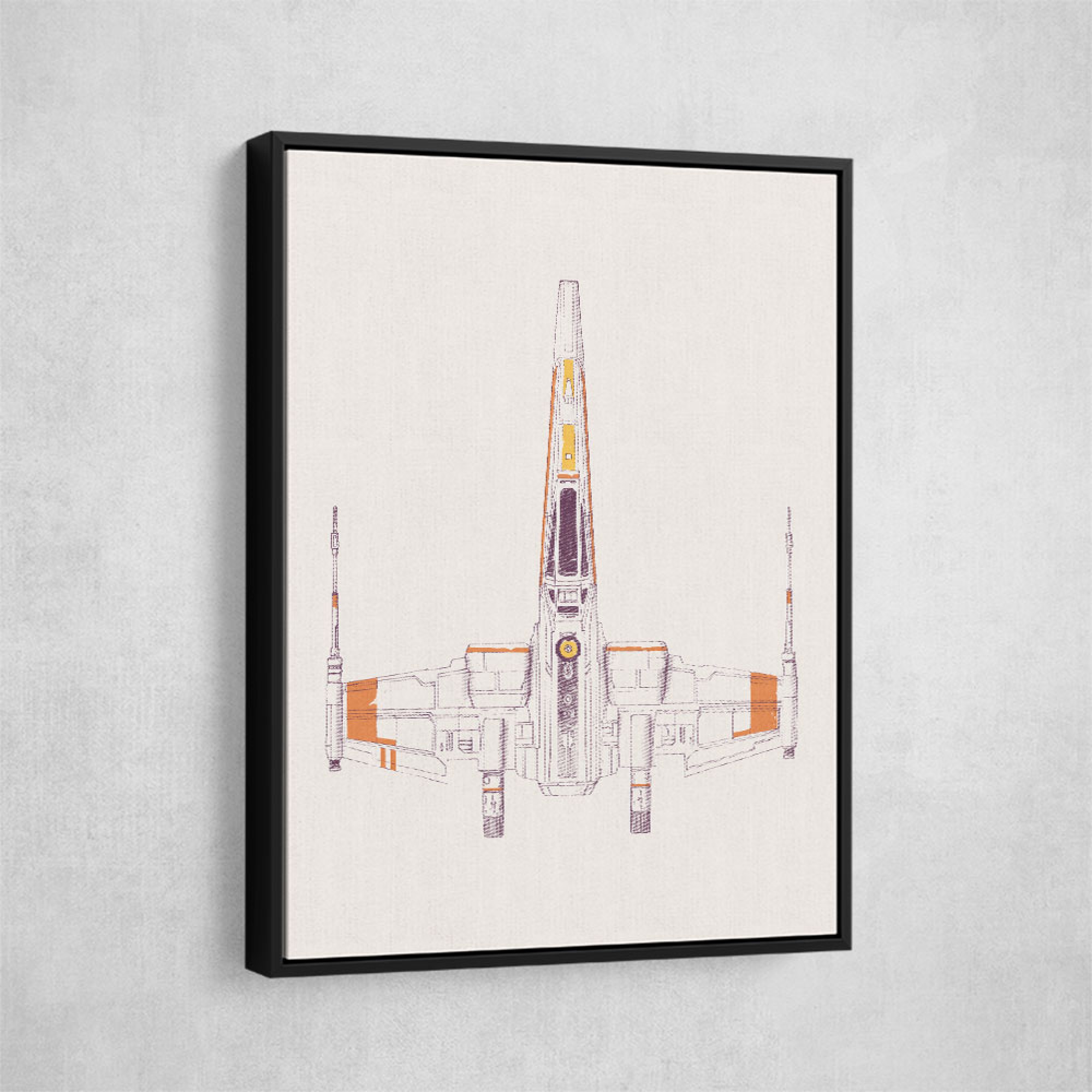 Spaceship Wall Art